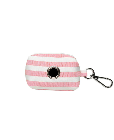 PORTA BOLSAS NAVY ROSA
