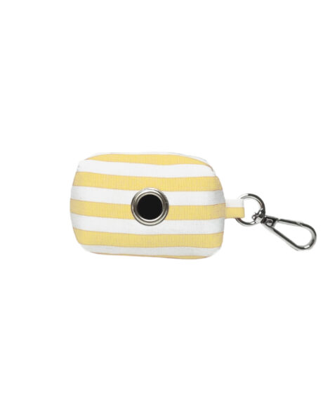 PORTA BOLSAS NAVY AMARILLO