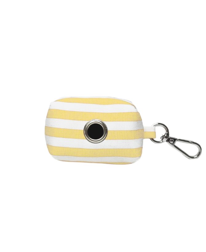 PORTA BOLSAS NAVY AMARILLO