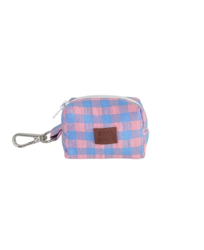 PORTA BOLSAS VICHY BLUEBERRY
